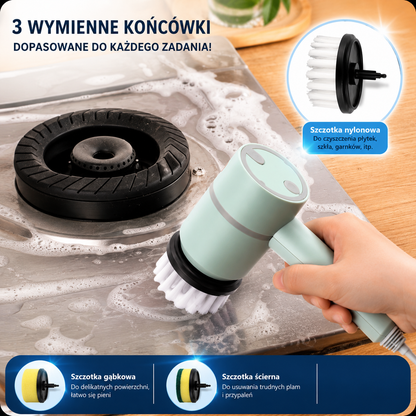 GĄBECZKA™ | Automatyczna Szczotka do Czyszczenia 3w1 – Czyści Za Ciebie